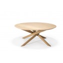 Table basse MIKADO oval en chêne