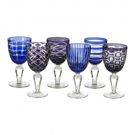 Verre à vin Cobalts - lot de 6