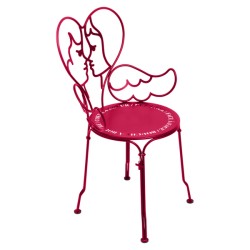 Chaise Ange rose praline