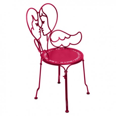 Chaise Ange rose praline