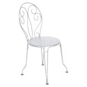 Chaise Montmartre blanc coton