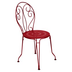 Chaise Montmartre coquelicot