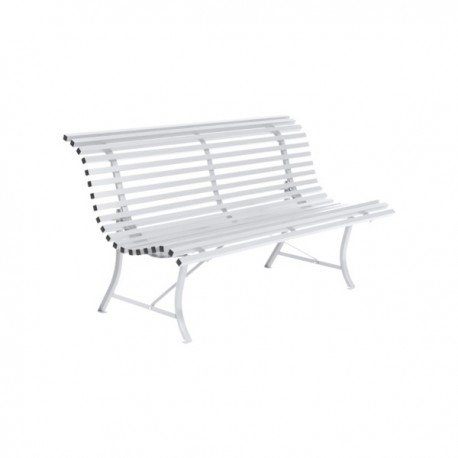 Banc Louisiane blanc coton