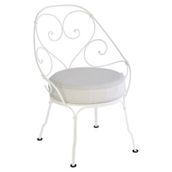 Fauteuil Cabriolet 1900 blanc coton