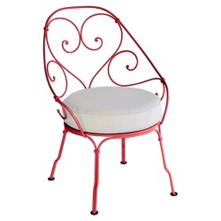 Fauteuil Cabriolet 1900 coquelicot