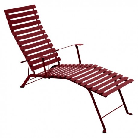 Chaise longue Bistro piment