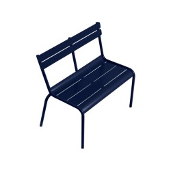 Banc enfant Luxembourg bleu abysse