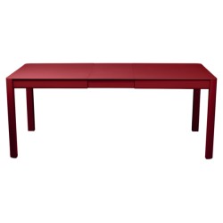 Table extensible Ribambelle coquelicot