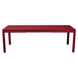 Table extensible Ribambelle coquelicot