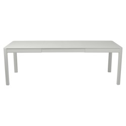 Table extensible Ribambelle gris métal