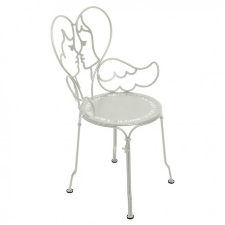 Chaise Ange gris argile