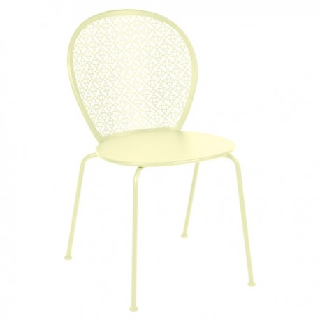 Chaise Lorette citron givré