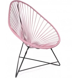 Fauteuil Acapulco Pastel Coral