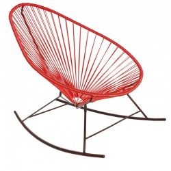 Fauteuil à bascule Acapulco Rouge