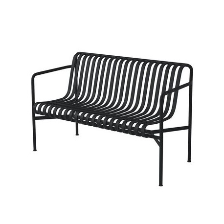 Banc avec dossier Palissade / L 128 cm - R & E Bouroullec - Hay