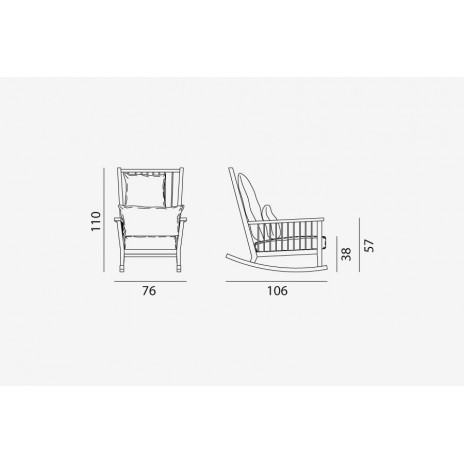 Fauteuil à bascule inOut 709