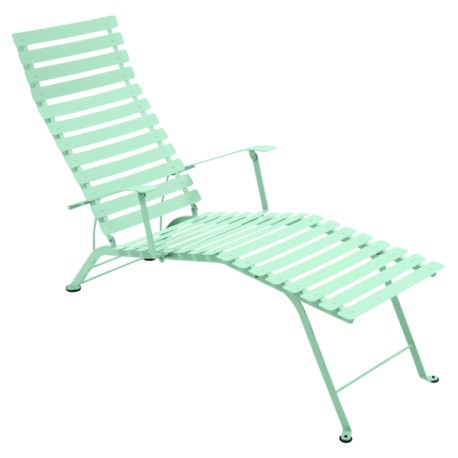 Chaise longue Bistro vert opaline