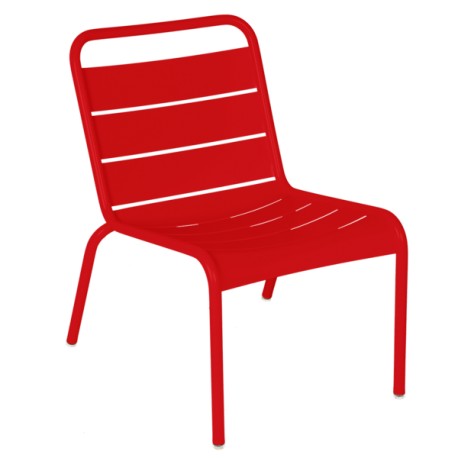 Chaise Lounge LUXEMBOURG coquelicot