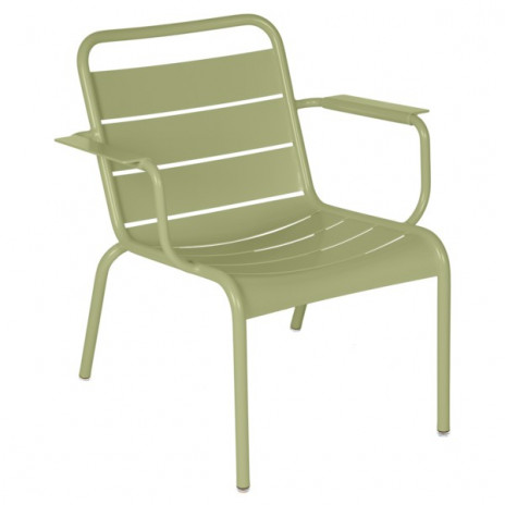 Fauteuil Lounge LUXEMBOURG vert tilleul