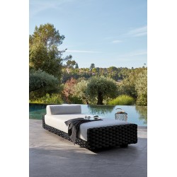 Chaise longue riviera et dossier rouleau