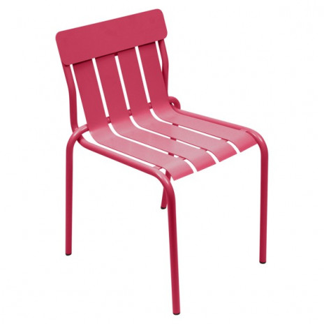 Chaise STRIPE rose praline