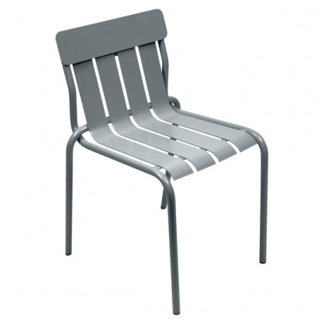 Chaise STRIPE gris orage