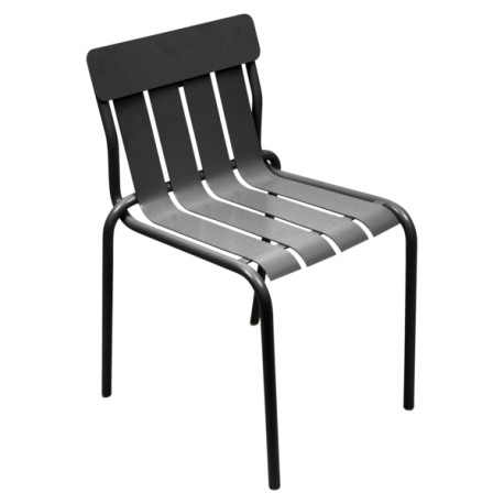 Chaise STRIPE réglisse