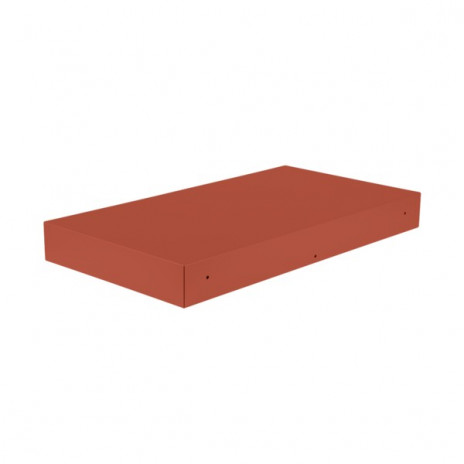 Module d'angle Droite 2 Places BELLEVIE ocre rouge