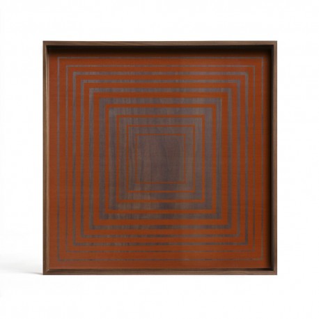 Pumpkin Square glass tray - square - L