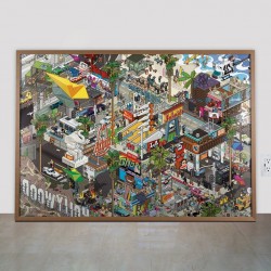 Tableau Pixel Art Los Angeles