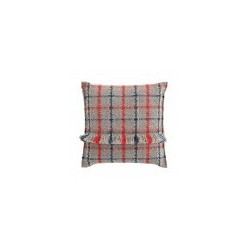 Coussin Tartan Blue Garden Layers