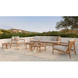 Table d'appoint Quatro outdoor en teck