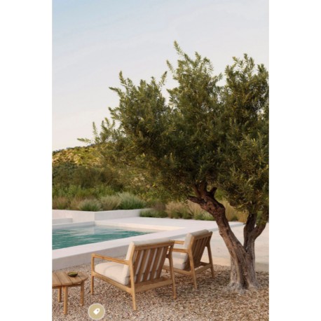 Table d'appoint Quatro outdoor en teck