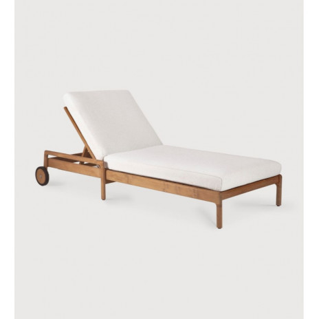 Chaise longue ajustable Jack outdoor en teck