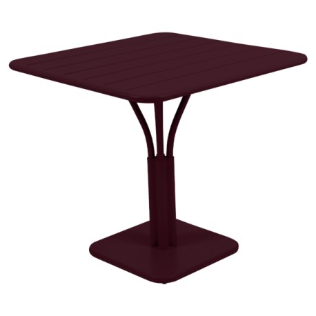 Table 80 x 80 Luxembourg Cerise Noire