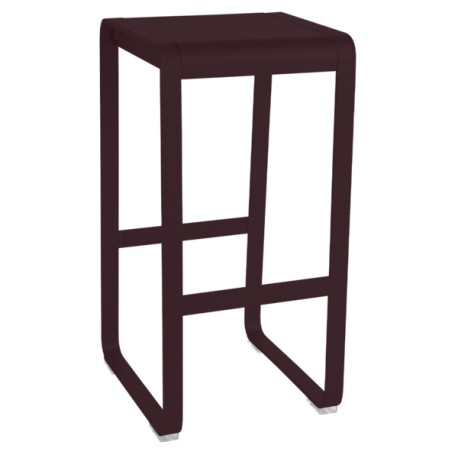 Tabouret de bar BELLEVIE cerise noire