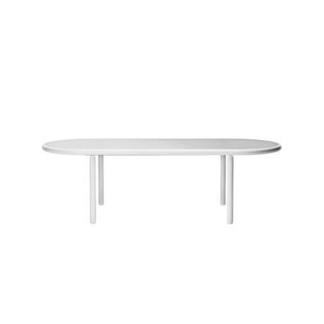 TABLE OBLONGUE 240x120 avec dalle de verre