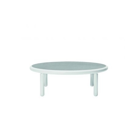 TABLE BASSE Big Roll Ø120 avec plateau céramique
