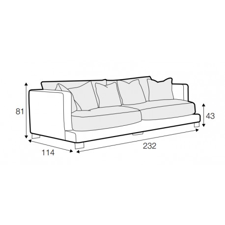 Canapé Colorado 3 Places