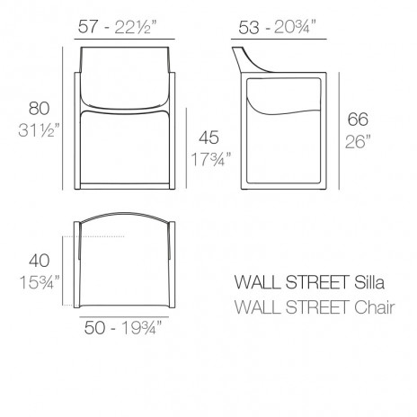 Fauteuil Wall-Street Plan