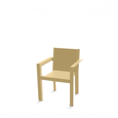 Chaise Frame Accoudoirs Beige