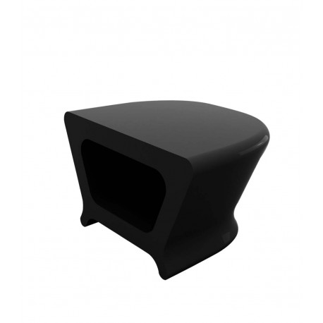 Tabouret Bas PAL Laqué Noir