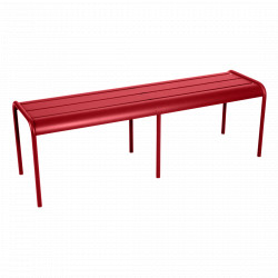 Banc Luxembourg coquelicot