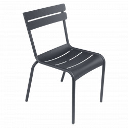 Chaise Luxembourg anthracite / carbone