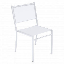 Chaise COSTA blanc coton