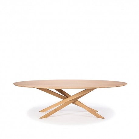 Table MIKADO oval en chêne