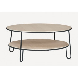 Table basse EUGÉNIE en chêne - 90cm