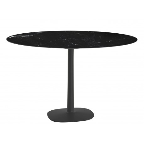 Table Multiplo / grand plateau rond en marbre Ø 135 cm / intérieur