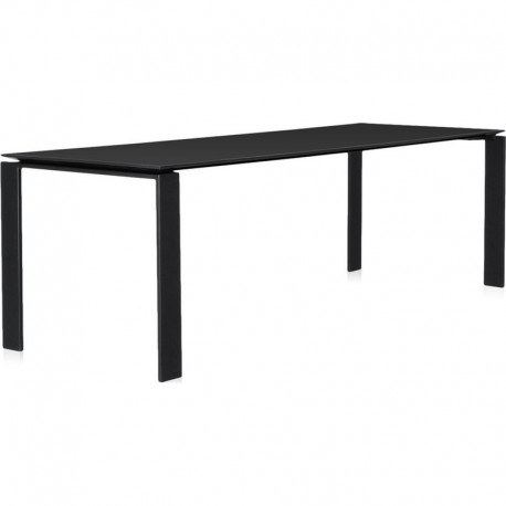 Table Four / plateau rectangulaire Soft touch / 223 cm